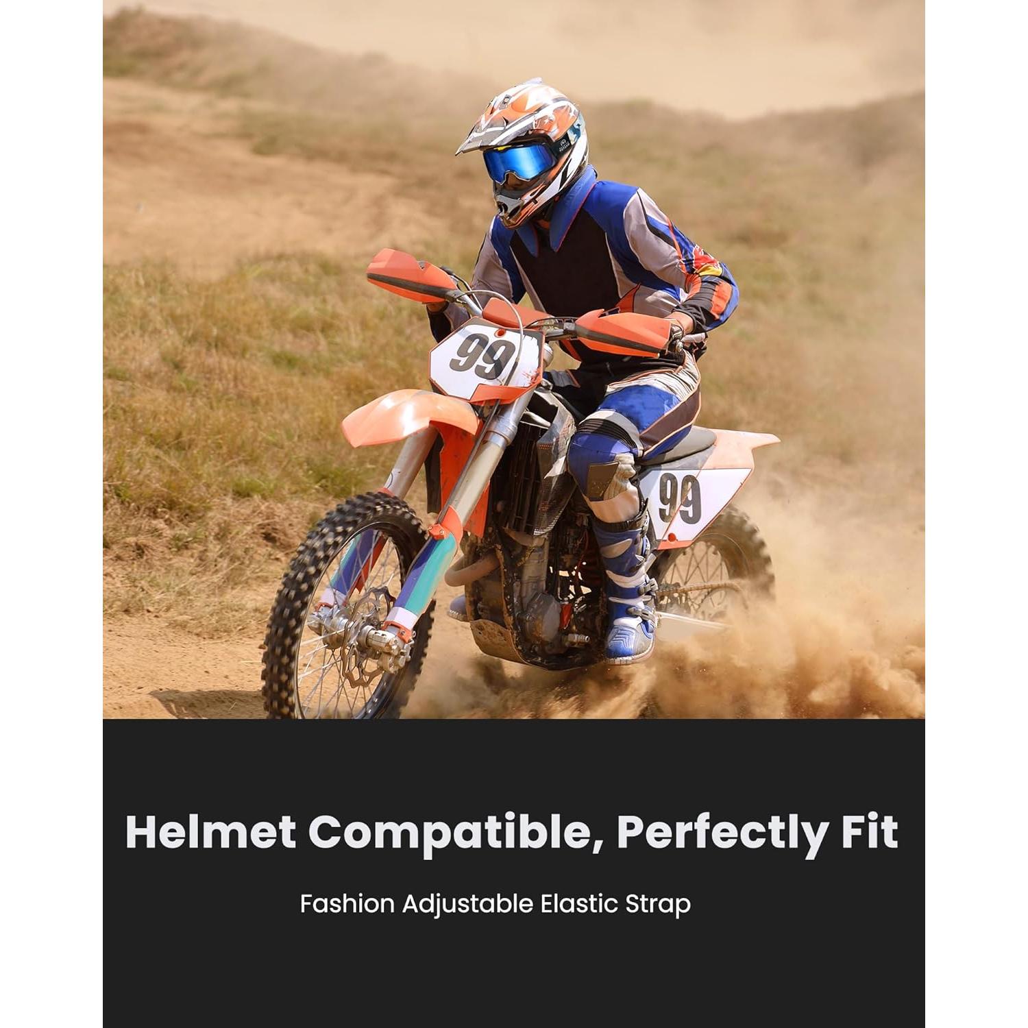 Gafas de Motocross OutdoorMaster Tern UV Protección Unisex