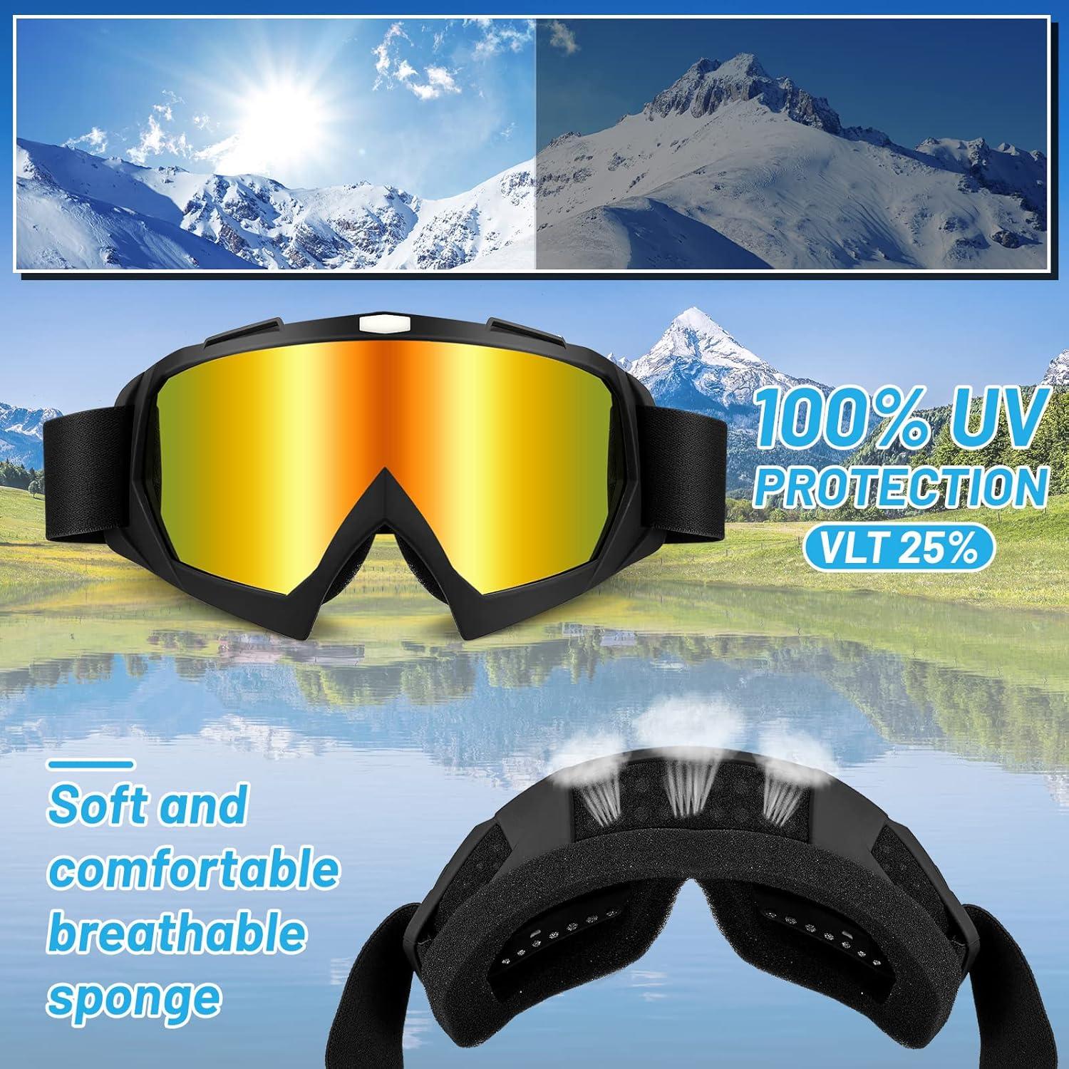 Gafas de Motocross Dunzy 6 Pares Protección Viento