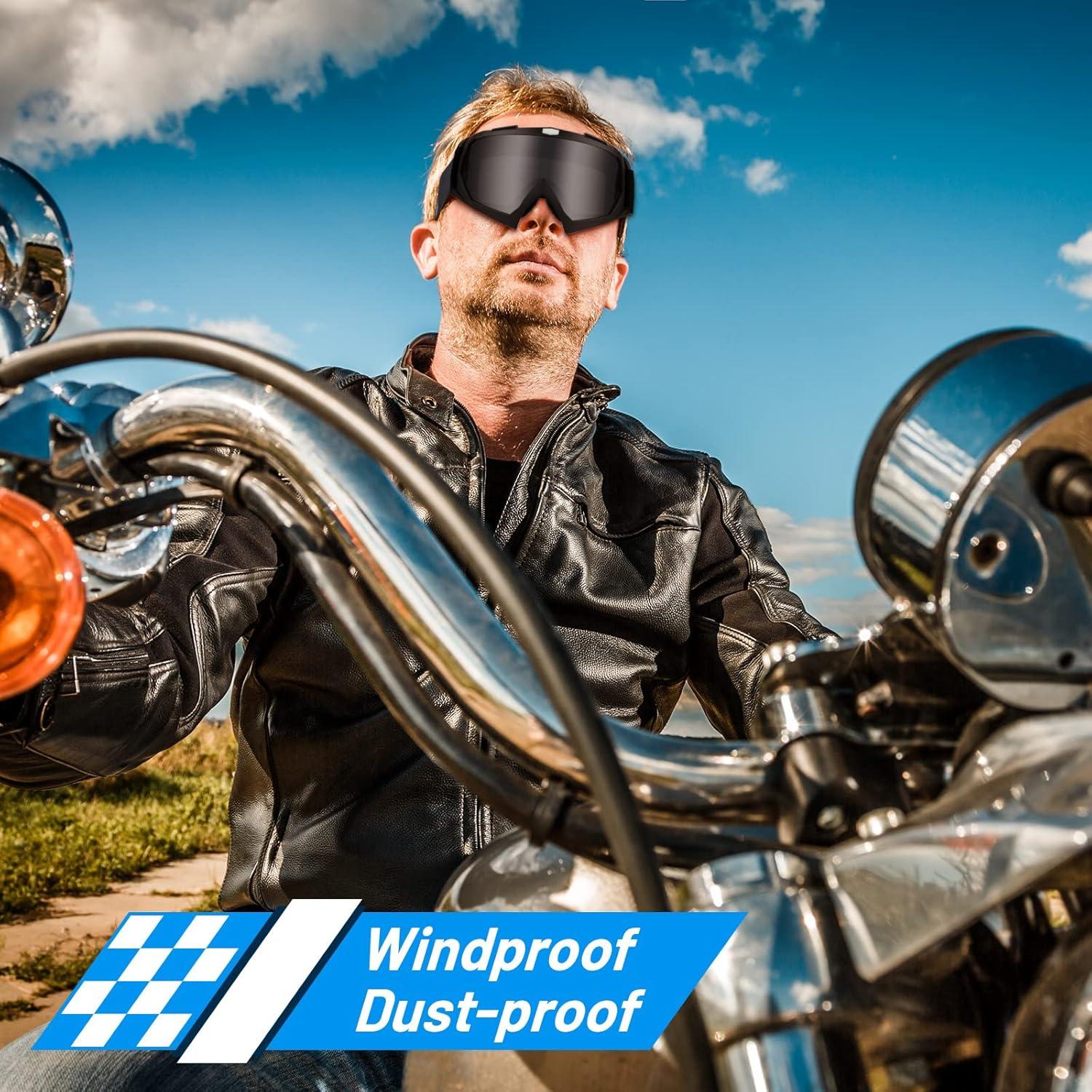 Gafas de Motocross Dunzy 6 Pares Protección Viento