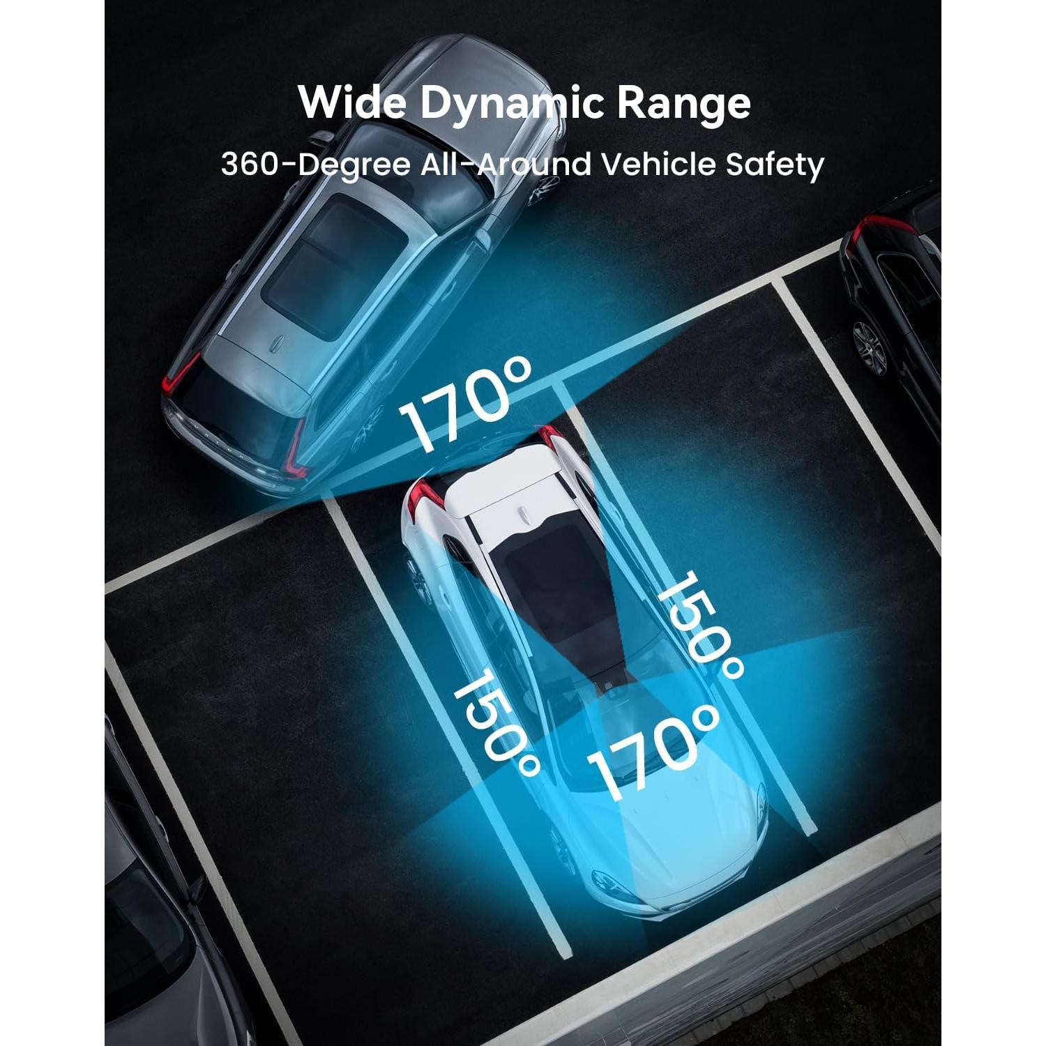 Cámara de Salpicadero IIWEY N5 360° 1080P con WiFi y 128GB