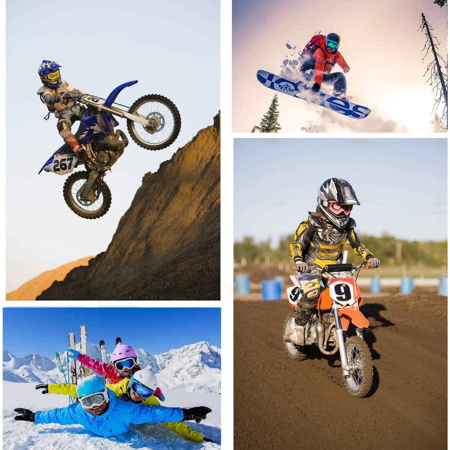 Gafas de Motocicleta ADCGank F-B01 Anti UV Ajustables