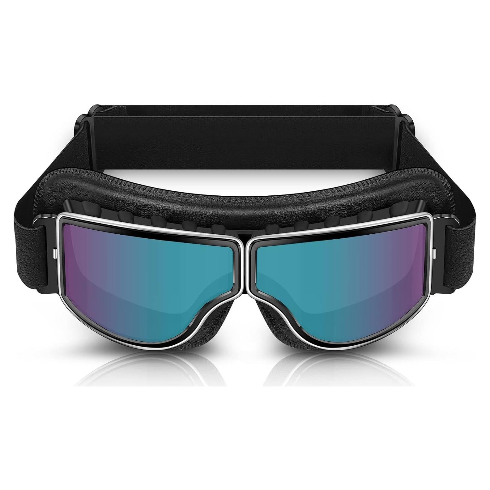 Gafas de Motocicleta BELINOUS SG10 Vintage A prueba de Viento