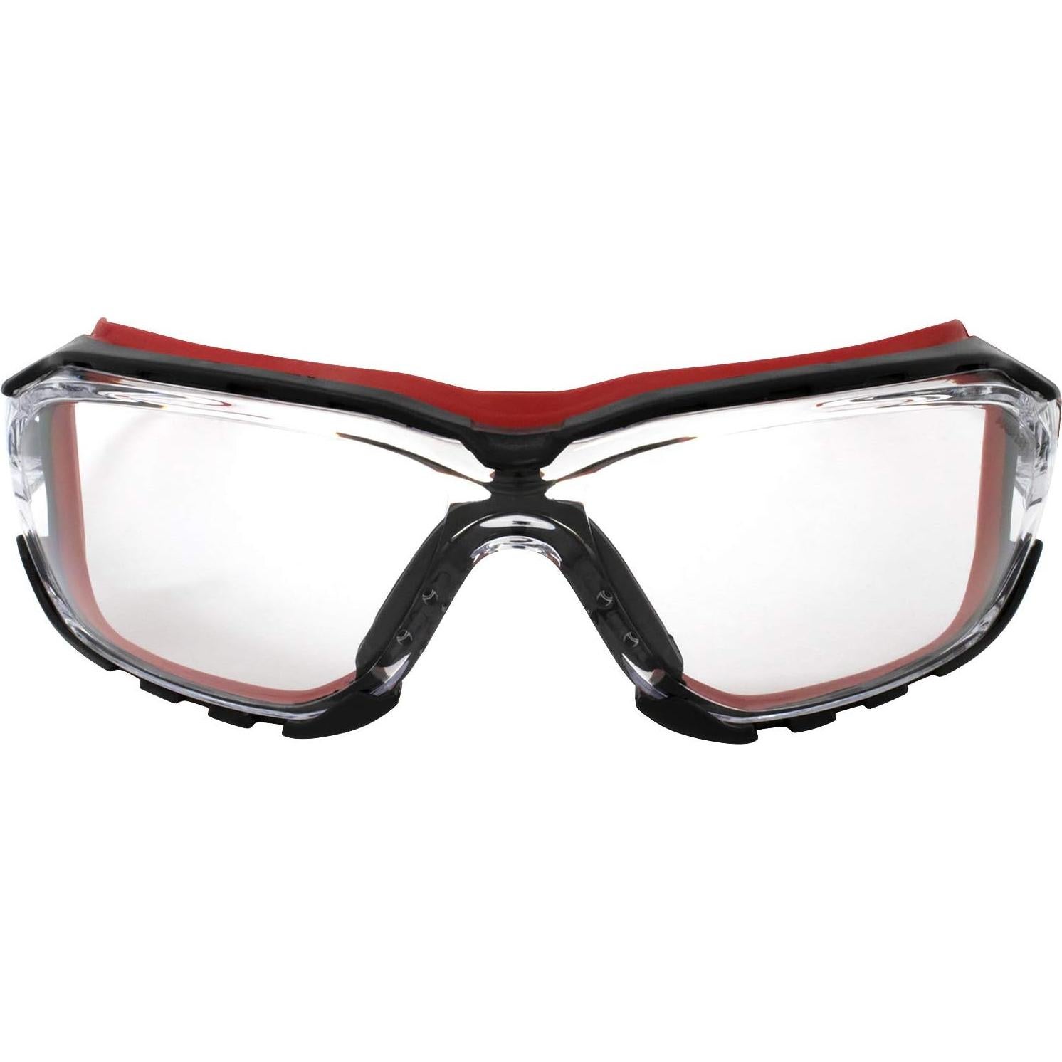 Gafas de seguridad Birdz Eyewear Gasket rojas con lente transparente
