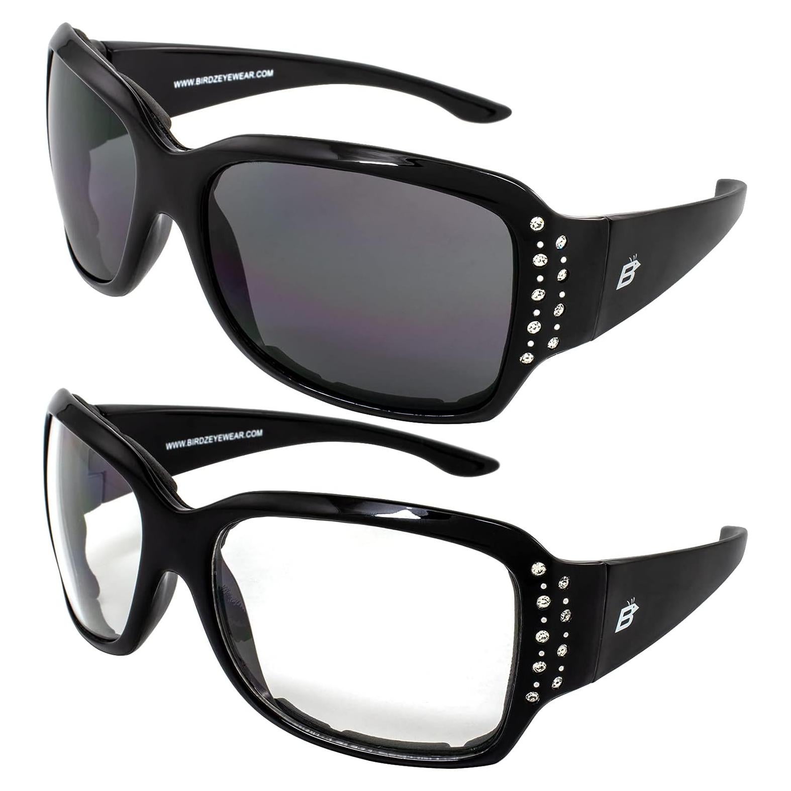 Gafas de sol para motocicleta Birdz Eyewear LadyBird 2 pares