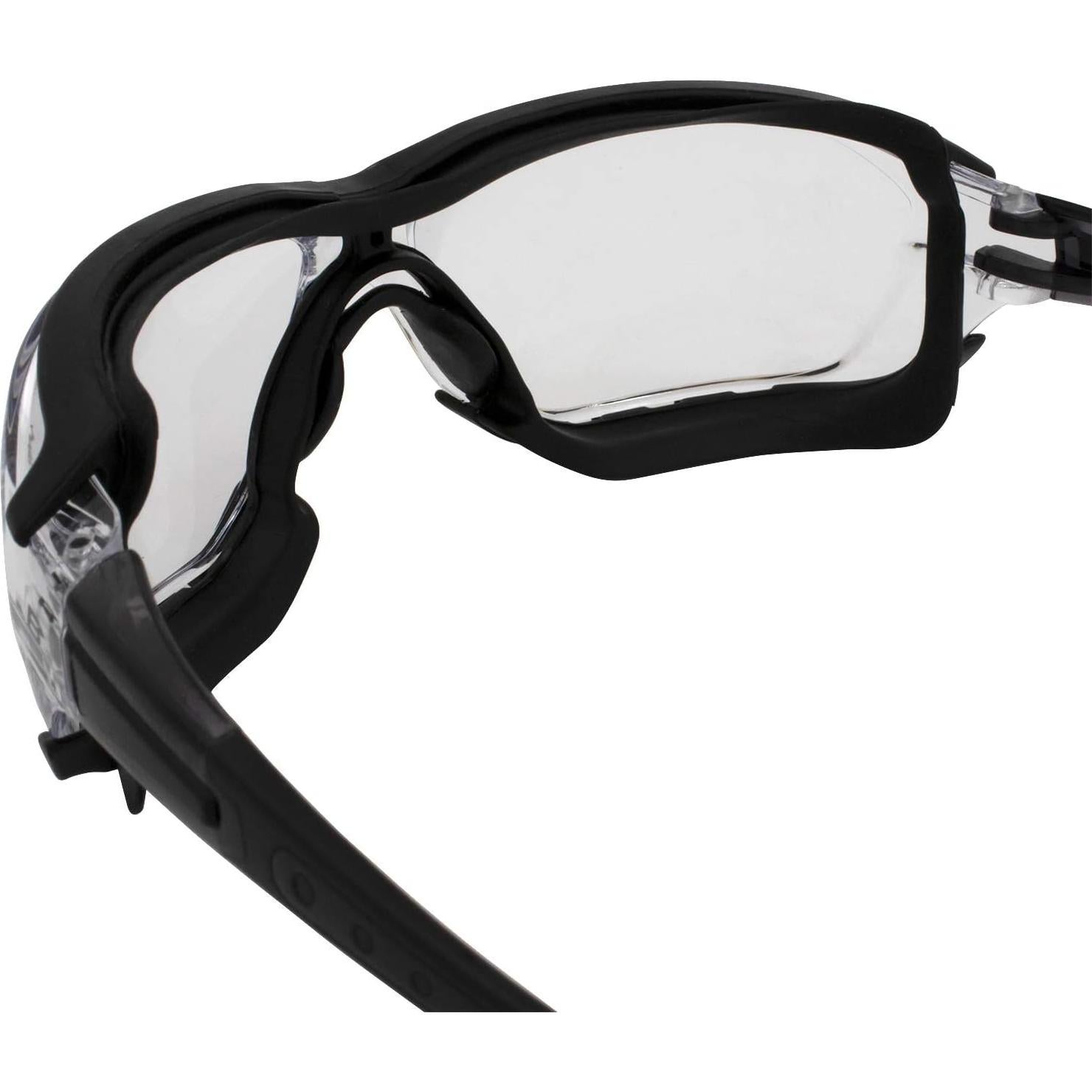 Gafas de seguridad Birdz Gasket con lente clara y marco negro