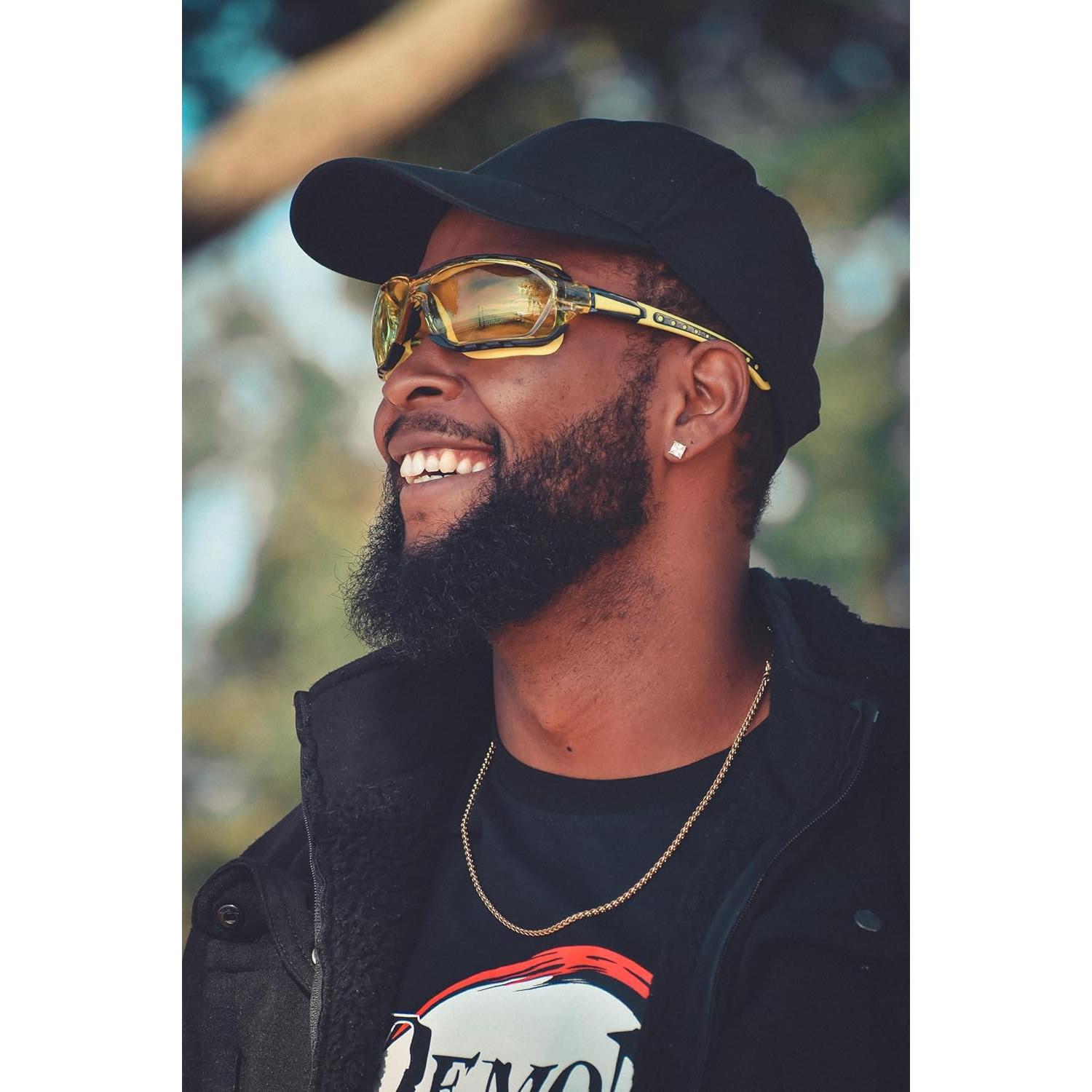 Gafas de Seguridad Global Vision Octane Sport Lente Amarillo