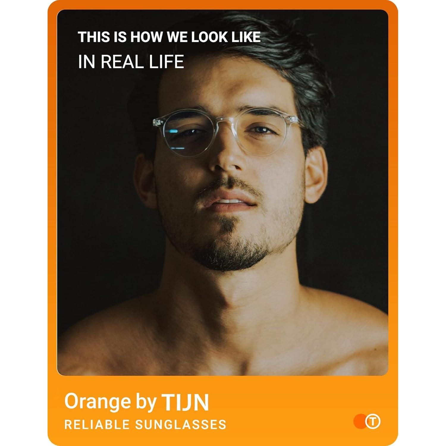 Gafas de bloqueo luz azul TIJN redondas transparentes