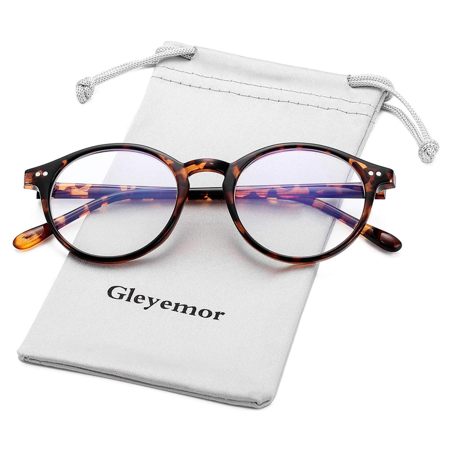 Gafas de Luz Azul Gleyemor GL5016 Montura Redonda Vintage
