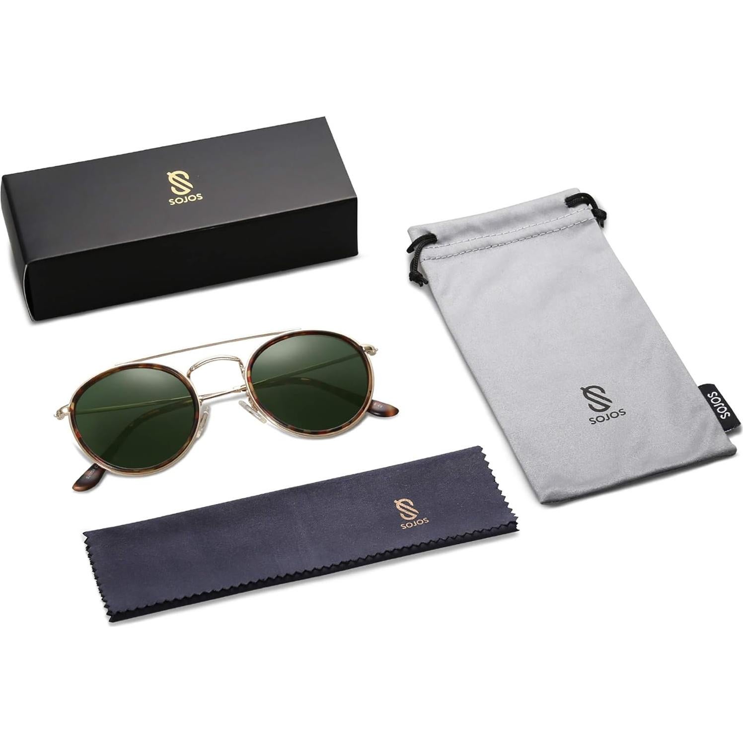 Gafas de Sol SOJOS Redondas Polarizadas UV400 50mm