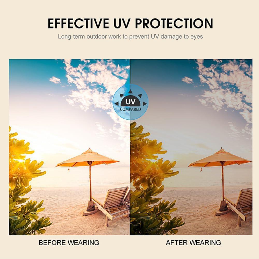 Gafas de sol cuadradas Junsika retro imitación madera UV400