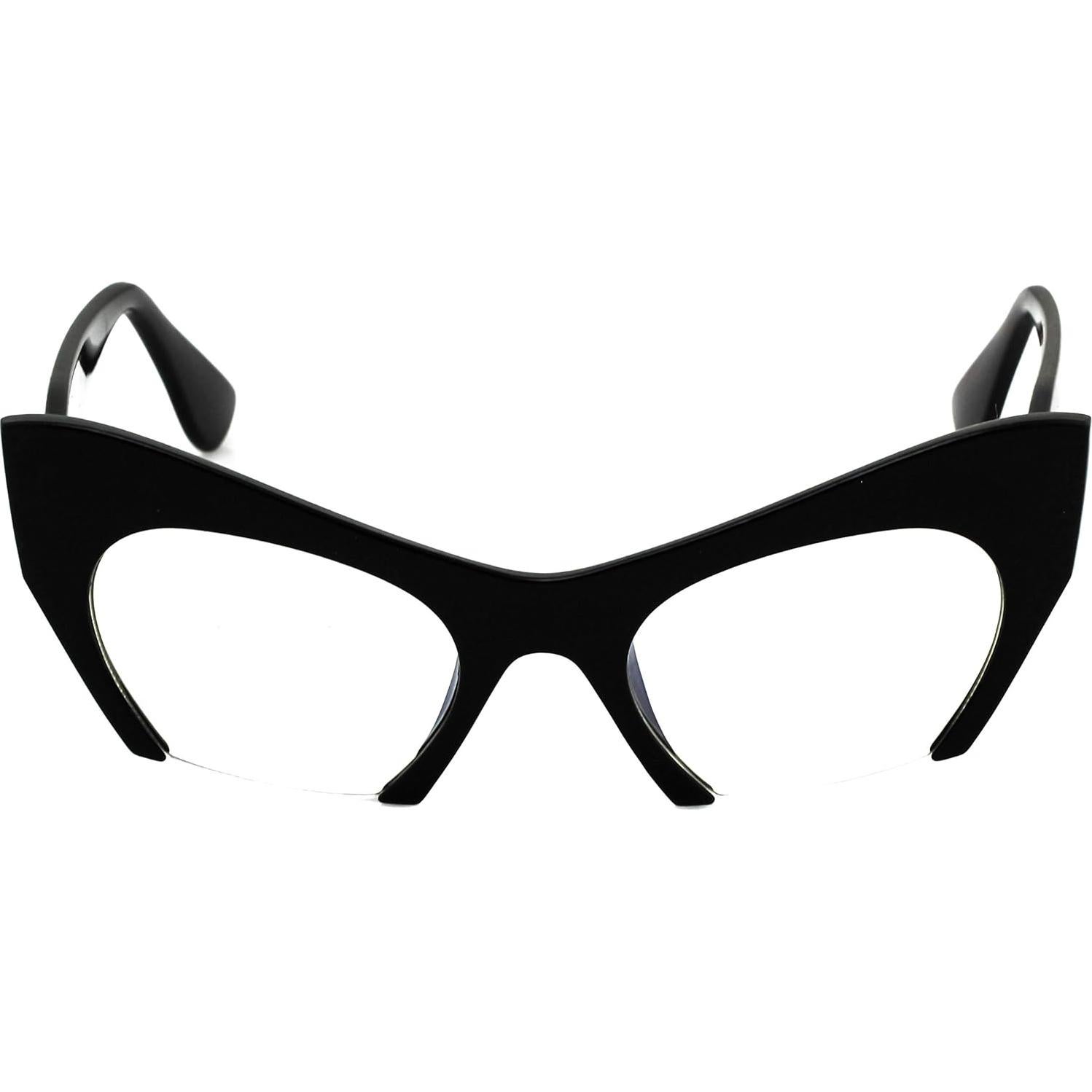 Gafas Ojo de Gato Retro Vintage UV400 Mujeres Transparentes