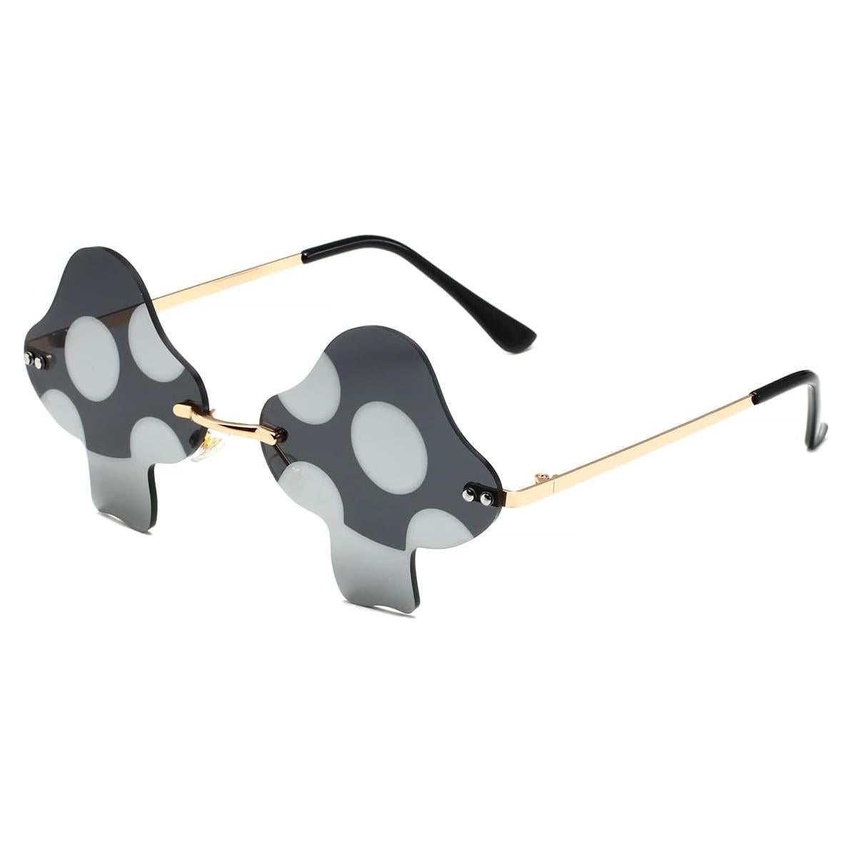 Gafas de sol JOVAKIT hongo retro UV400 para fiestas