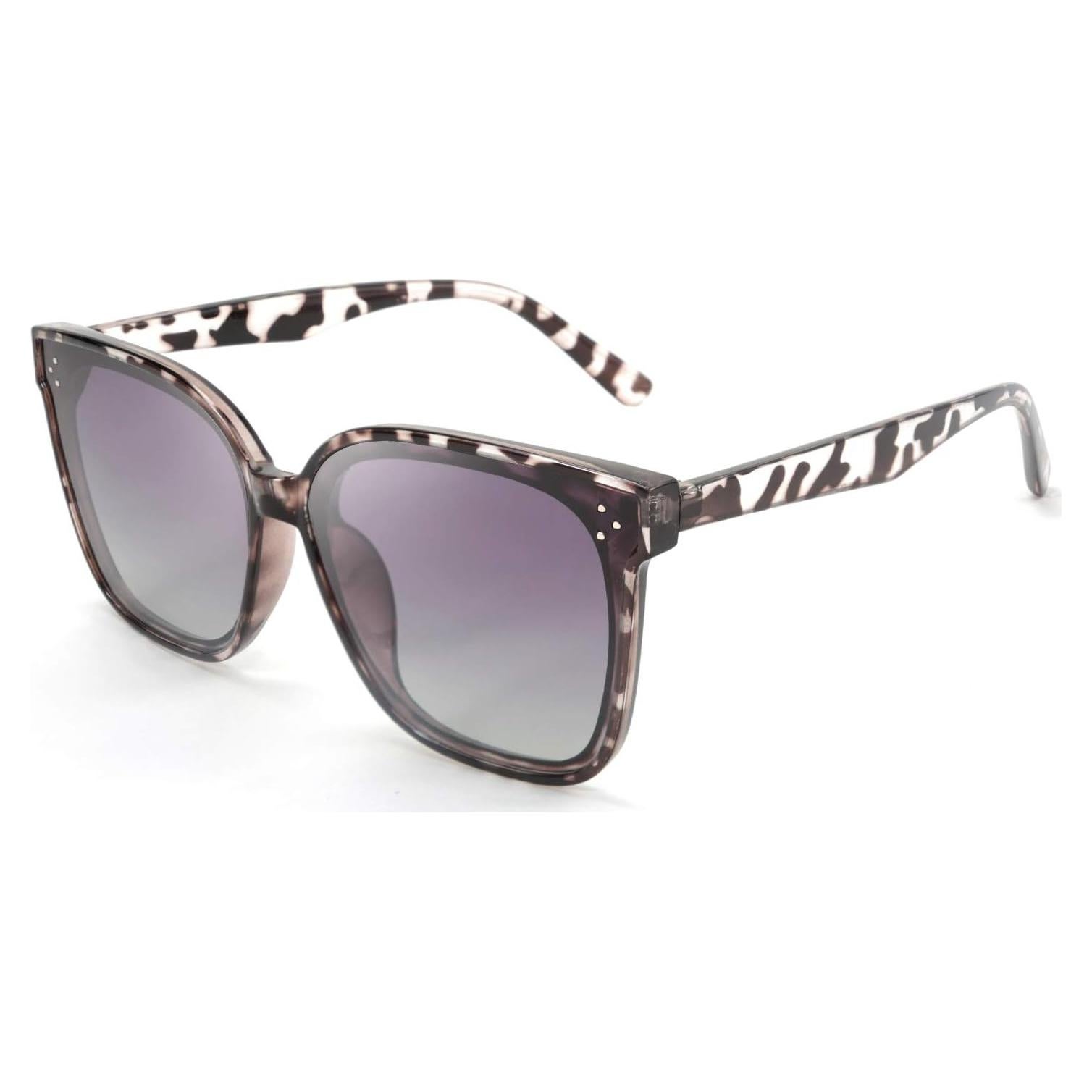 Gafas de Sol FEISEDY Cuadradas Polarizadas 63mm Leopardo