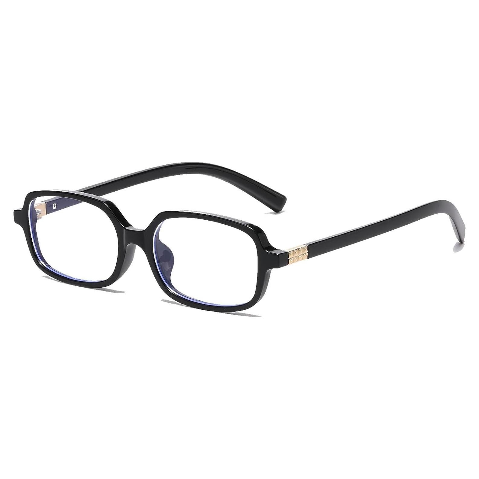 Gafas Rectangulares Retro SUNGAFAS con Bloqueo Luz Azul