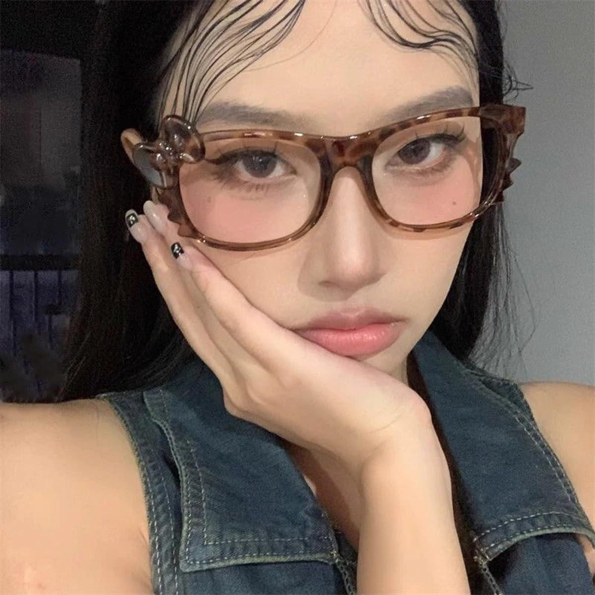 Gafas de Sol Kawaii MANGMAO Leopardo Estilo Retro