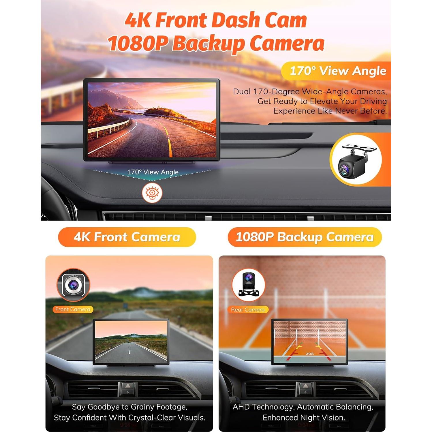 Pantalla Portátil para Coche 9" Cogamichi Carplay Inalámbrico