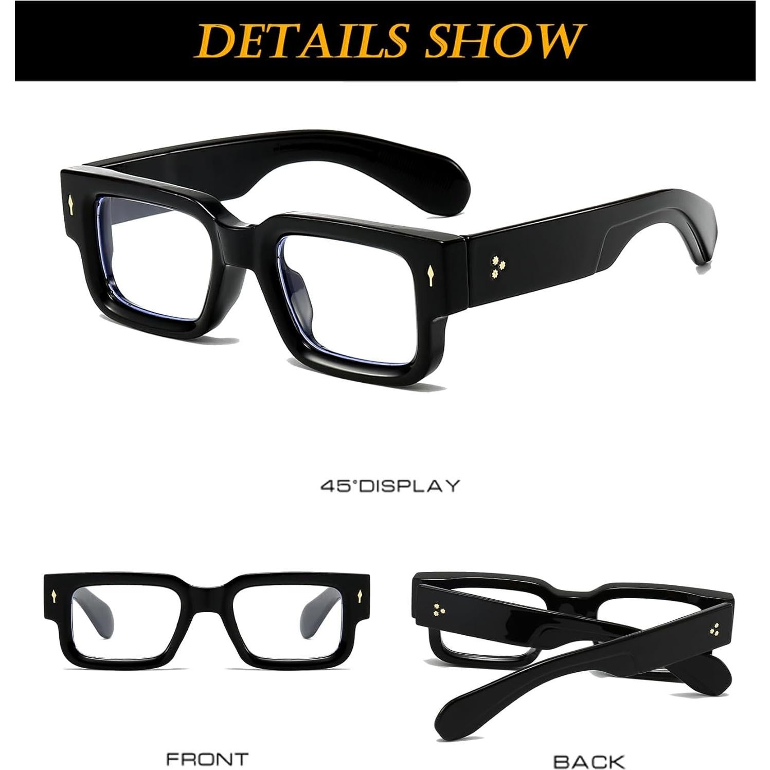 Gafas Anti-Fatiga Ocular EYLRIM Cuadradas 50mm UV400