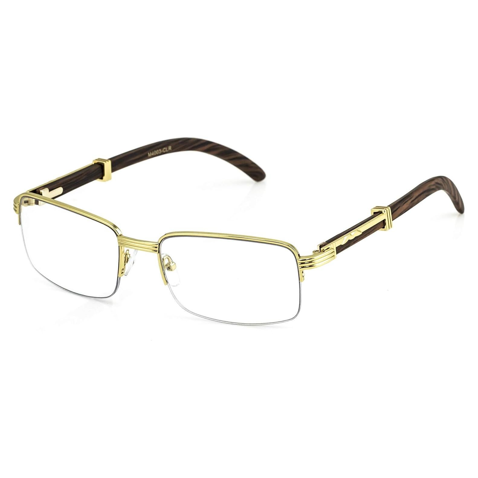 Gafas Flawless Eyewear Elite Madera Art Nouveau Vintage