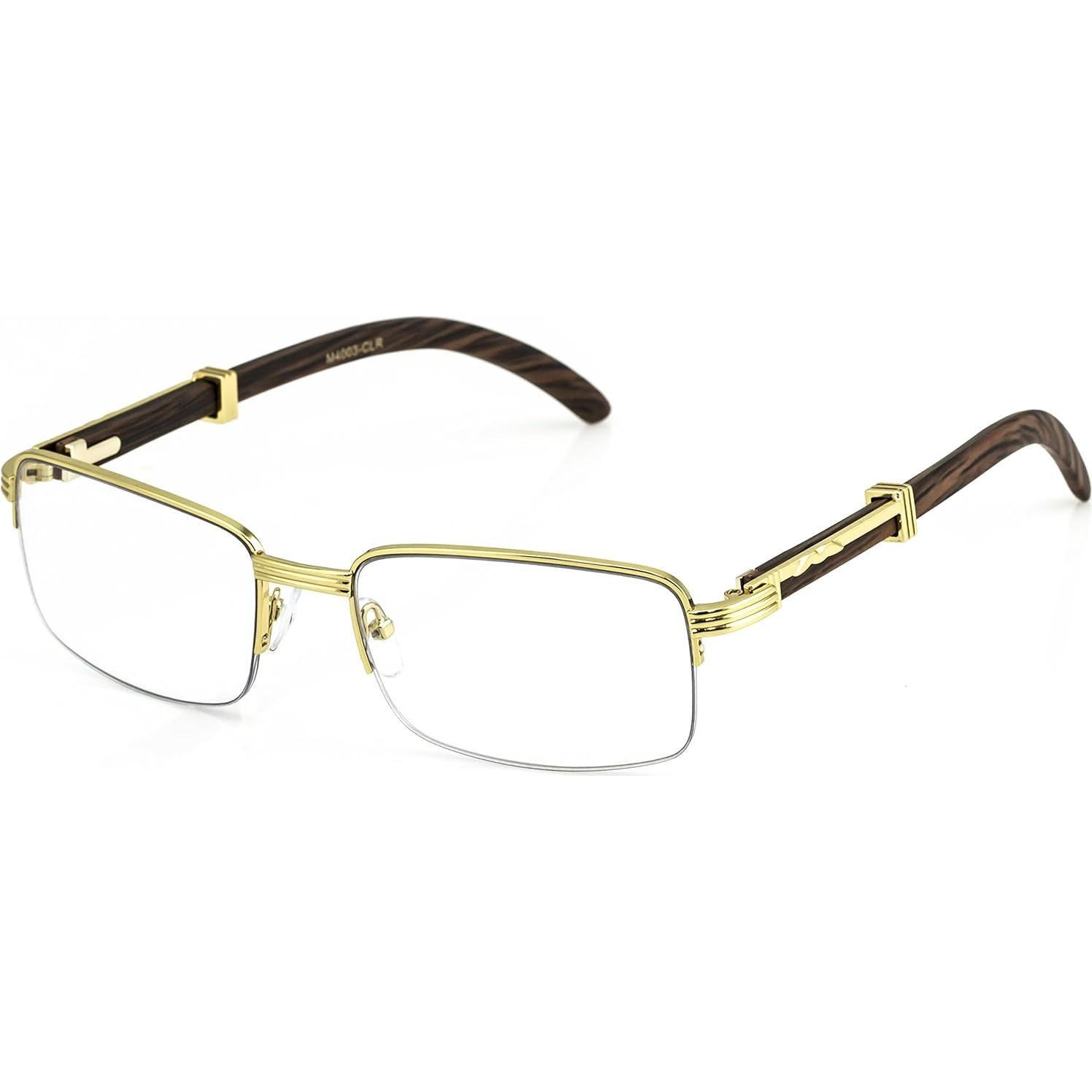 Gafas Flawless Eyewear Elite Madera Art Nouveau Vintage