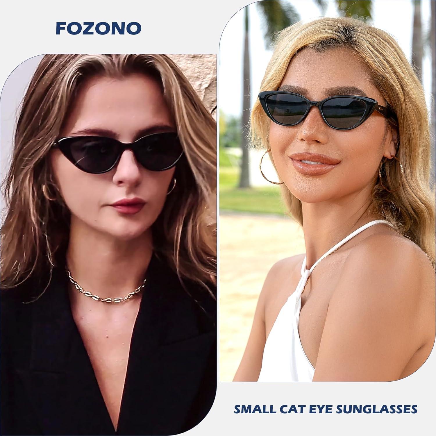 Gafas de sol Fozono ojo de gato UV400 estilo 90s