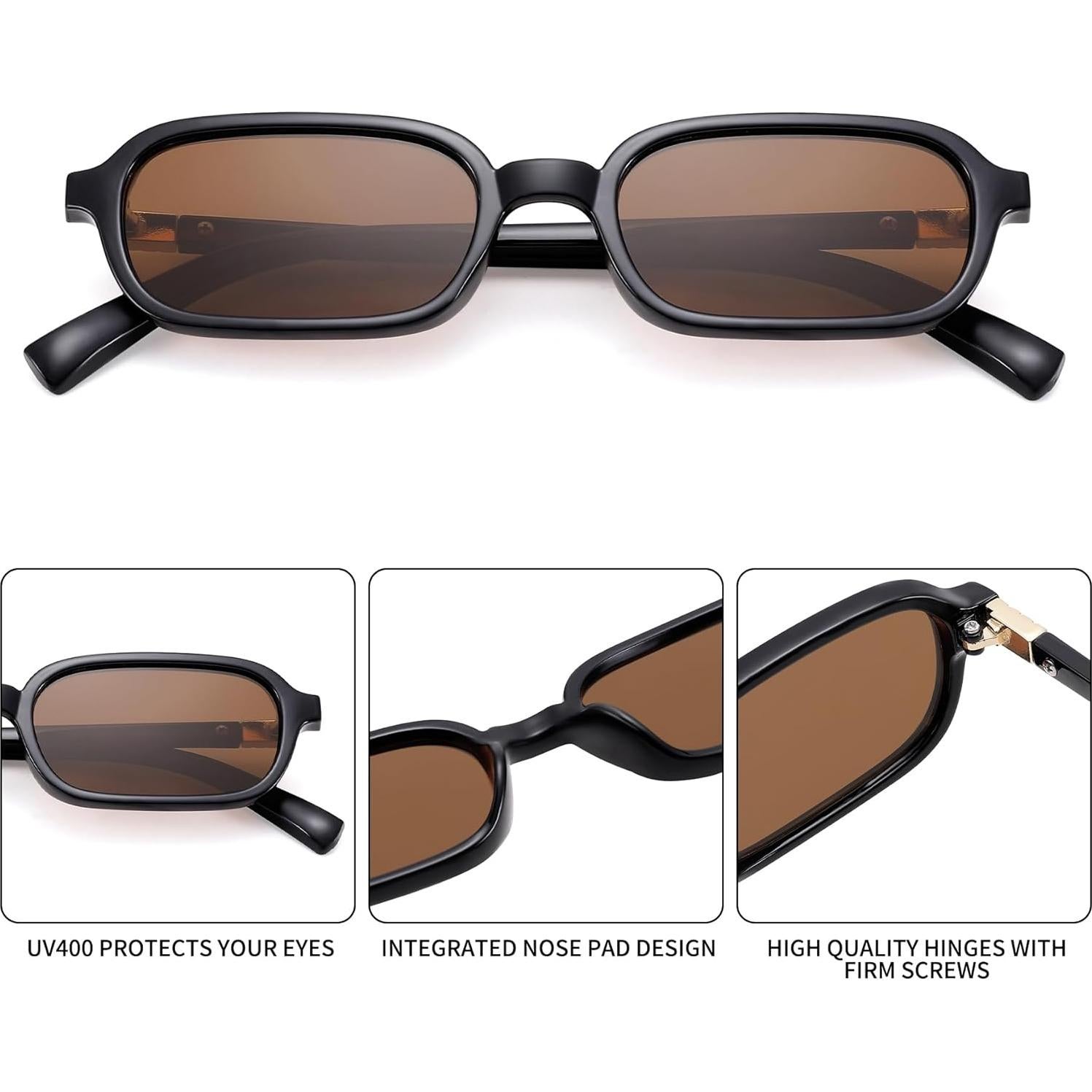 Gafas de sol retro GLARDEFE UV400 para mujeres - 54mm