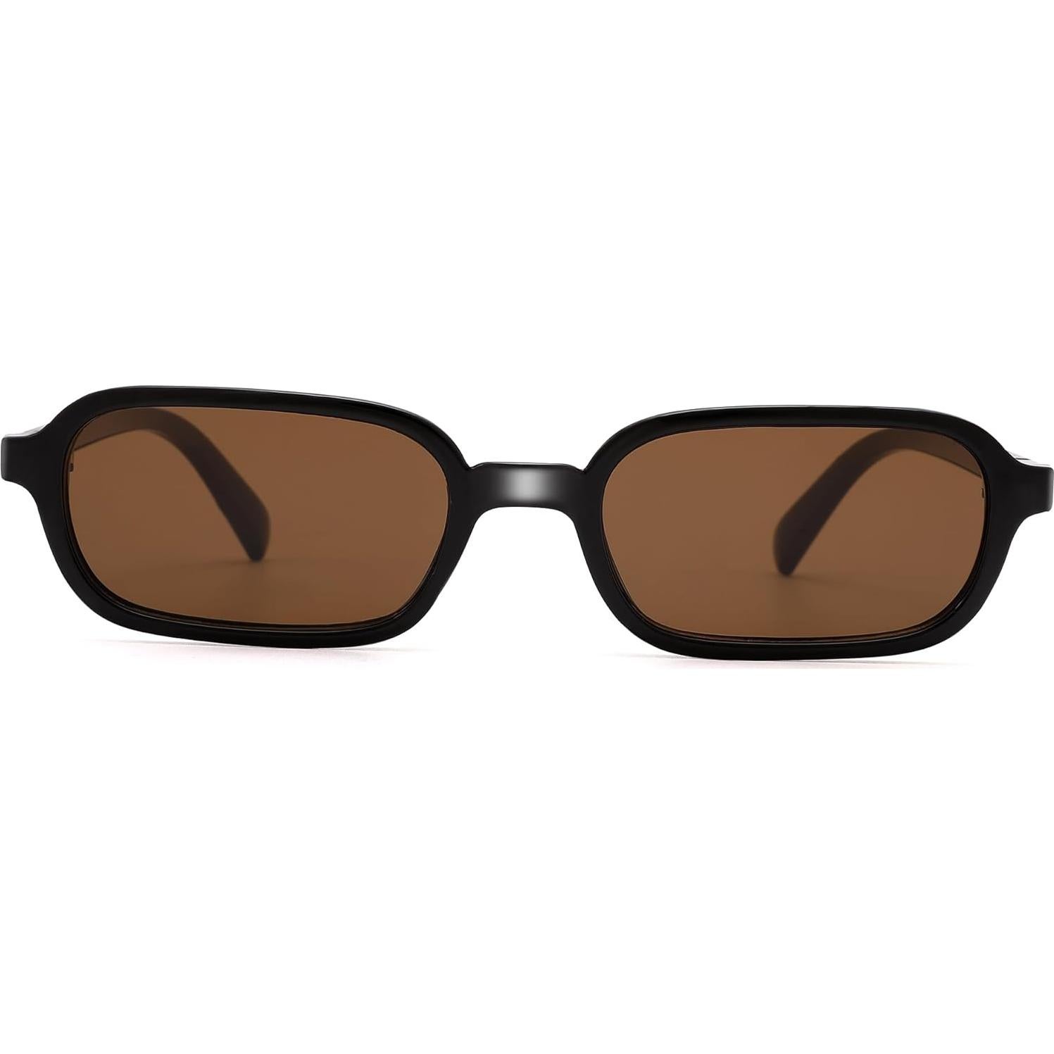 Gafas de sol retro GLARDEFE UV400 para mujeres - Negro