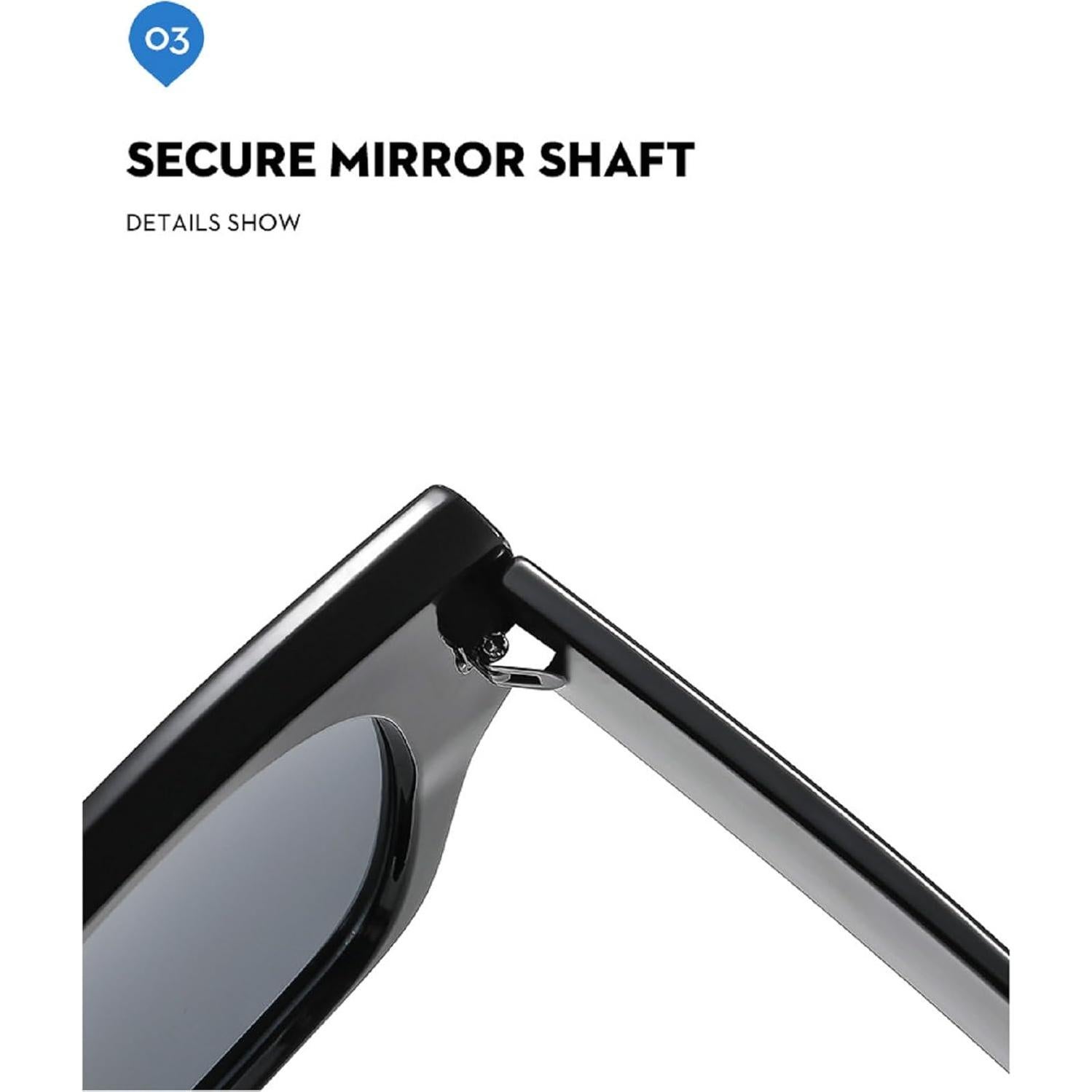 Gafas de sol cuadradas UV400 para mujeres mincl estilo vintage