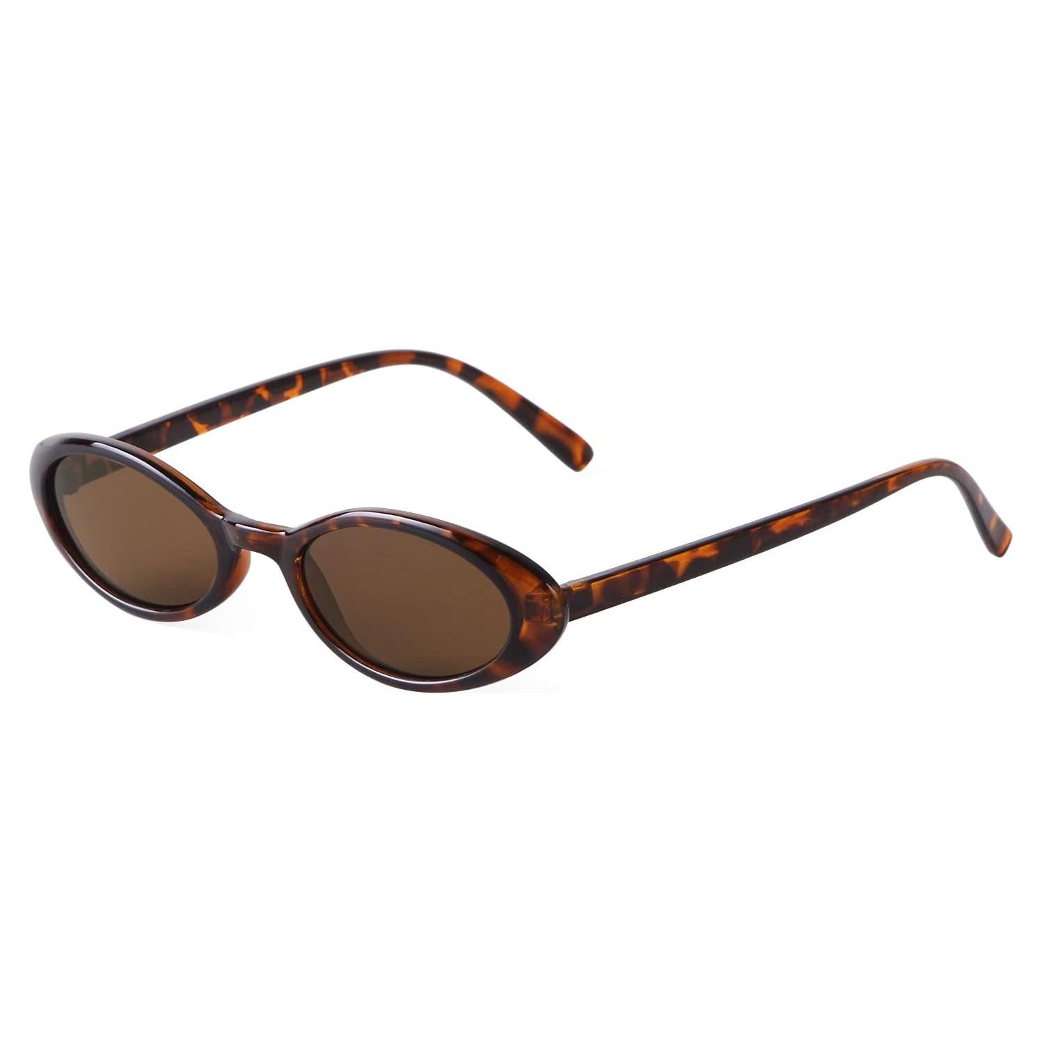 Gafas de Sol VIA LEECA Ovaladas Retro UV400 para Mujeres