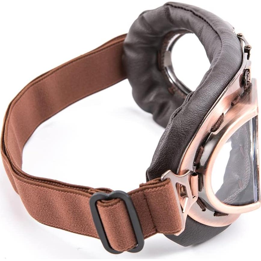 Gafas de Motocicleta Evomosa Vintage para Casco Abierto