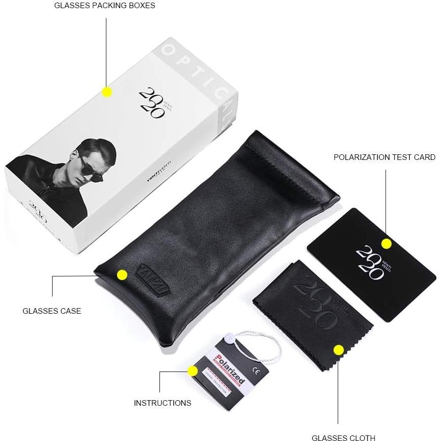 Gafas de sol polarizadas VentiVenti redondas 52mm unisex