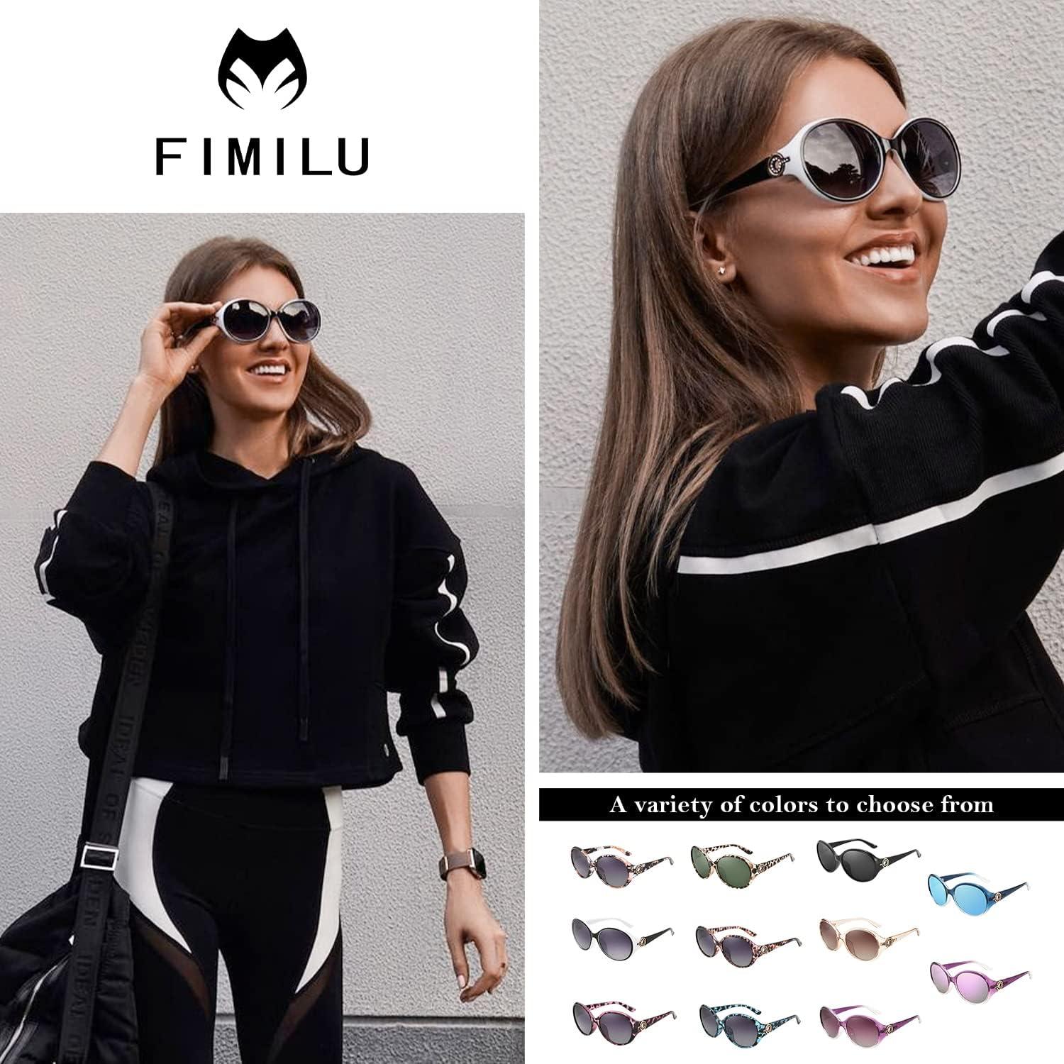 Gafas de Sol FIMILU Polarizadas Grandes para Mujeres UV400