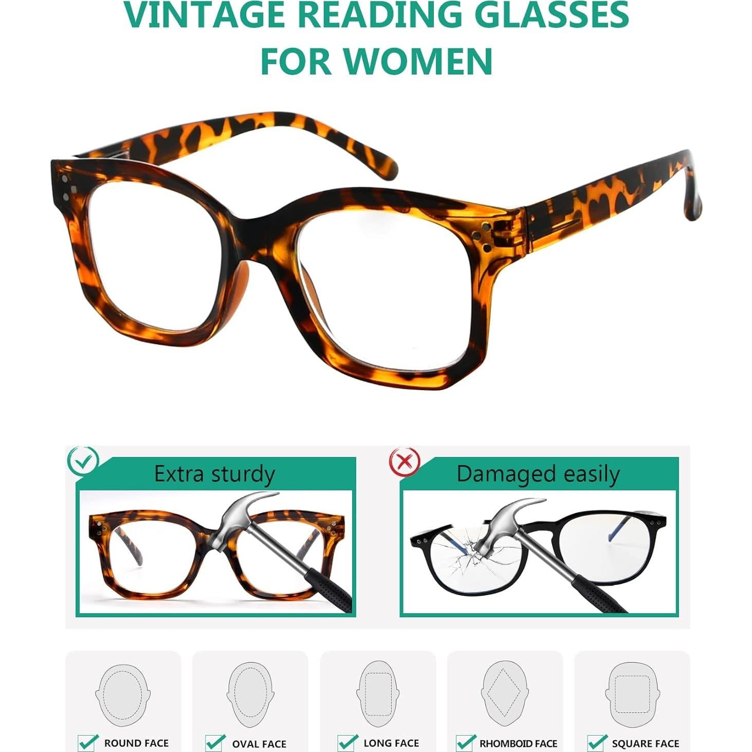 Gafas de Lectura Eyekepper Vintage Mujeres +1.75 Dioptrías