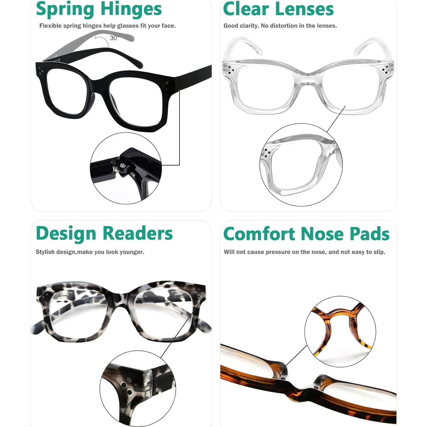 Gafas de Lectura Eyekepper Vintage Mujeres +1.75 Dioptrías