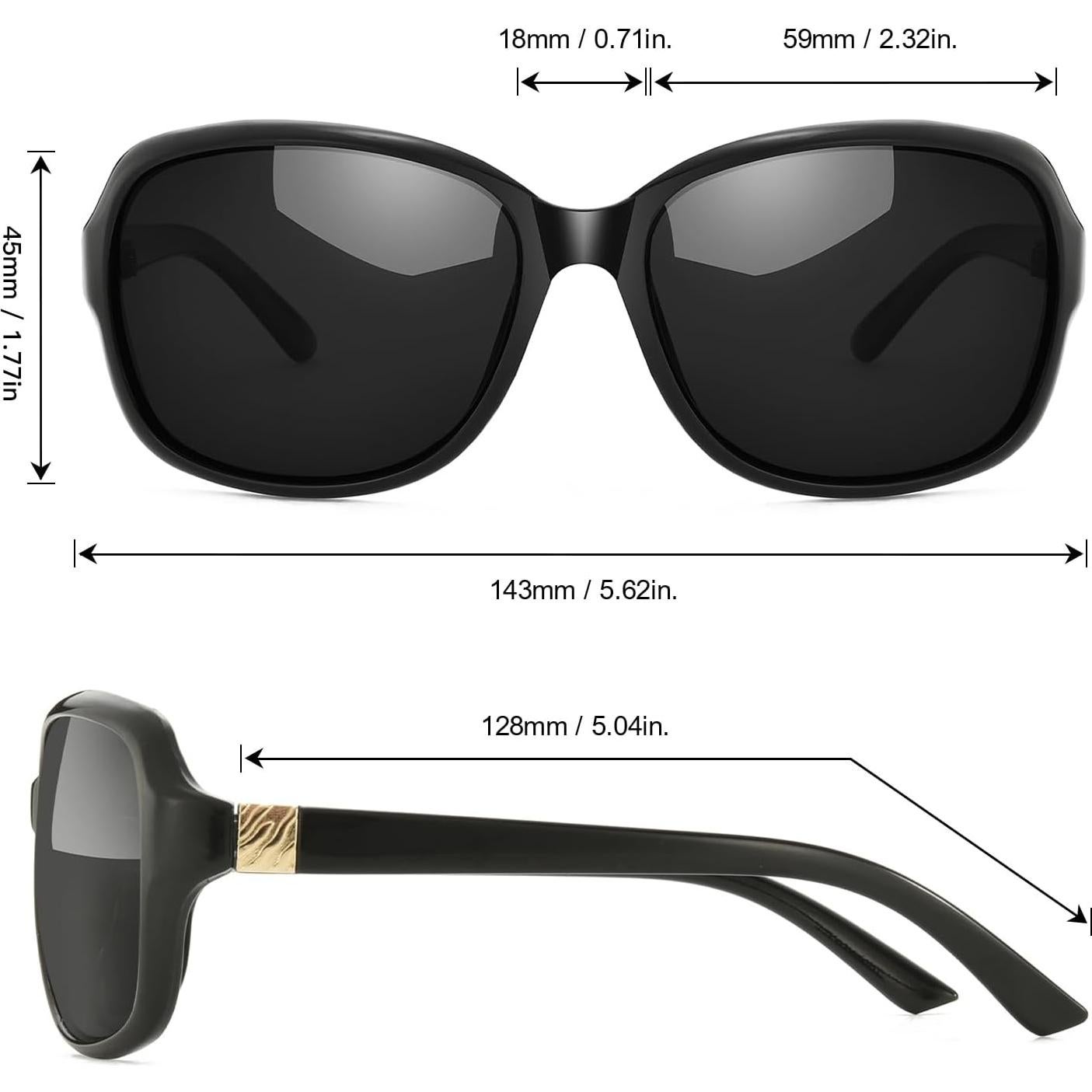 Gafas de sol polarizadas SIPHEW para mujeres UV400