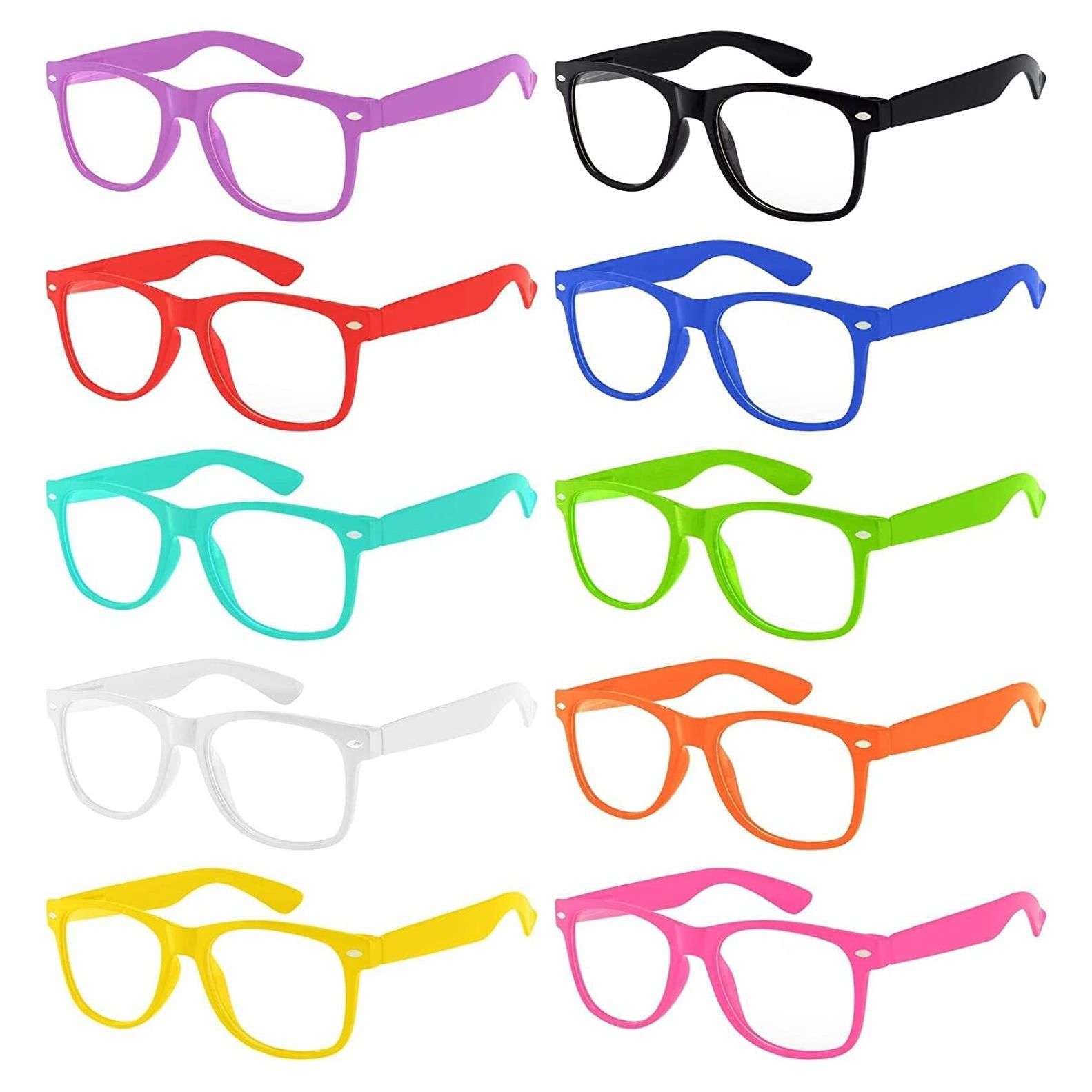 Gafas de Sol Retro Vintage 80s 10 Mezcla Lentes UV 55mm