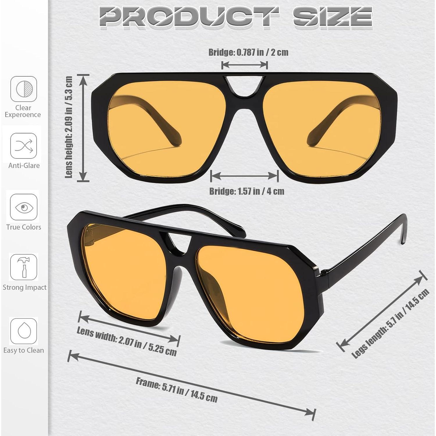 Gafas de Sol Retro LOHO Magica UV400 Unisex 3 Pares