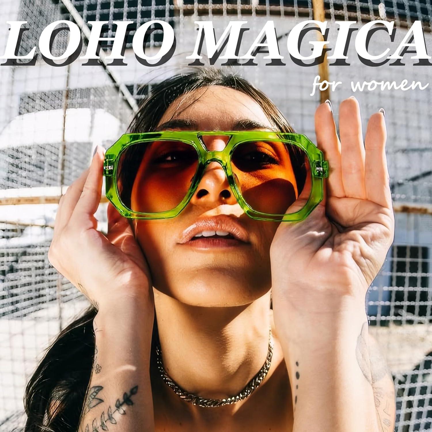 Gafas de Sol Retro LOHO Magica UV400 Unisex 3 Pares