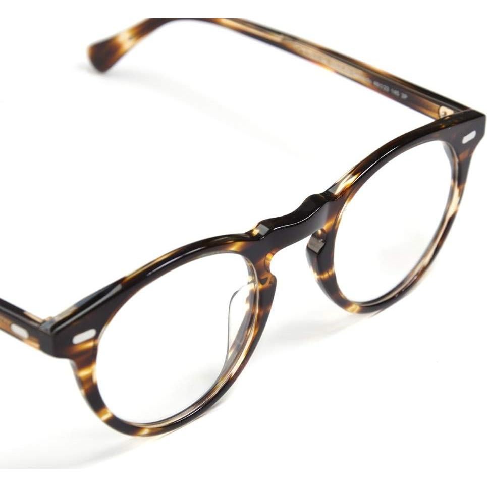 Gafas Redondas Vintage Acetato Hombres Tamaño Mediano