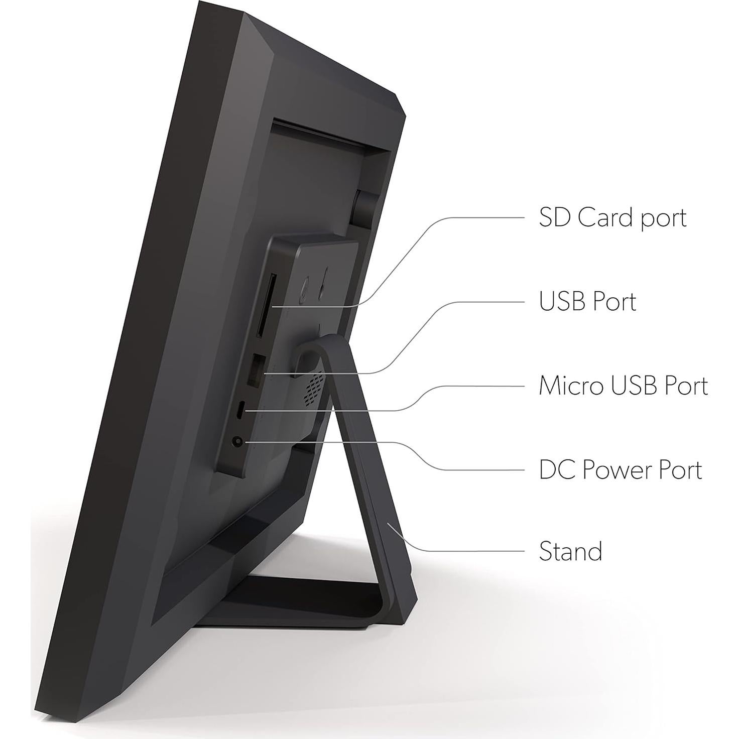 Marco de Fotos Digital Brookstone PhotoShare 10" WiFi HD