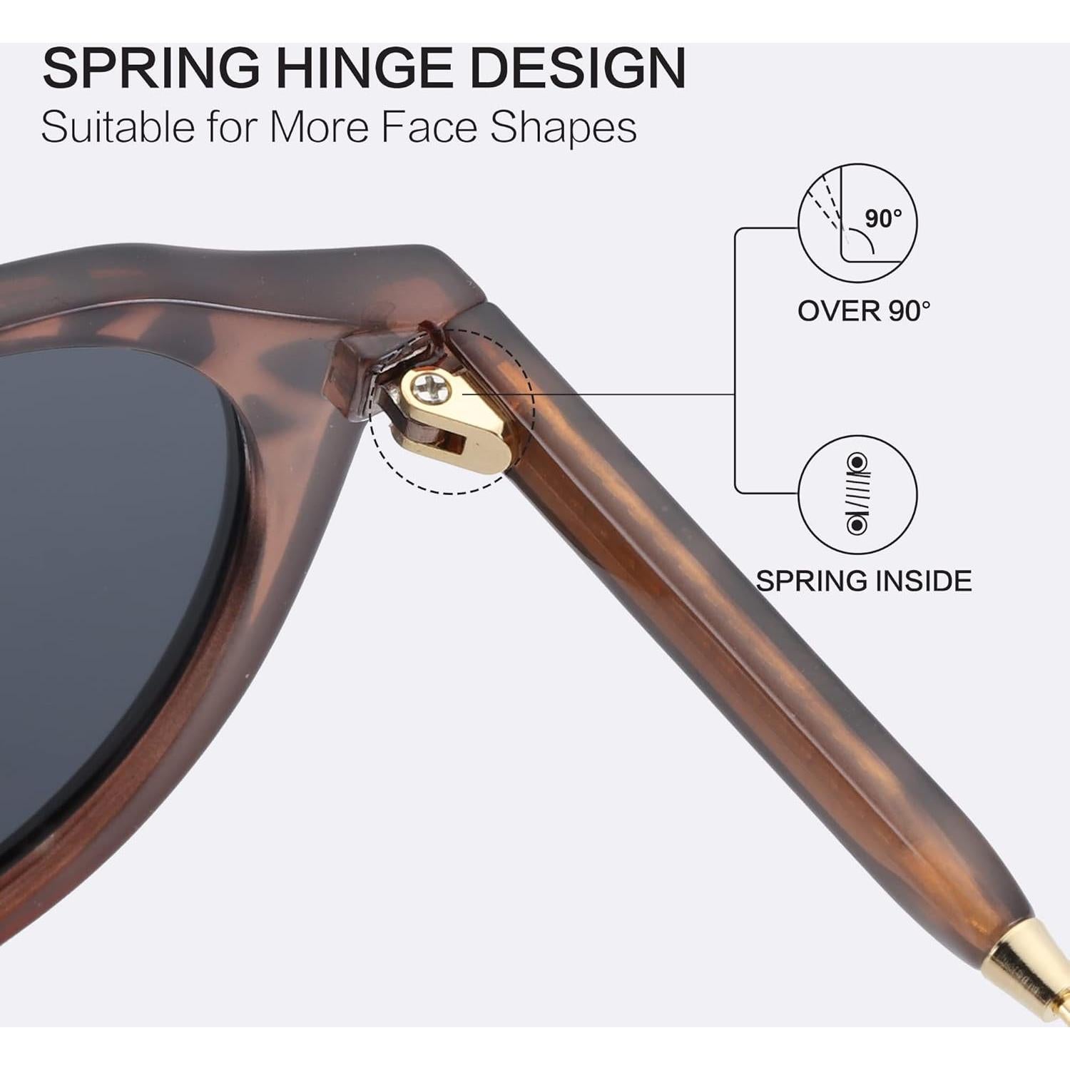 Gafas de Sol Polarizadas ZENOTTIC Retro UV400 Metal