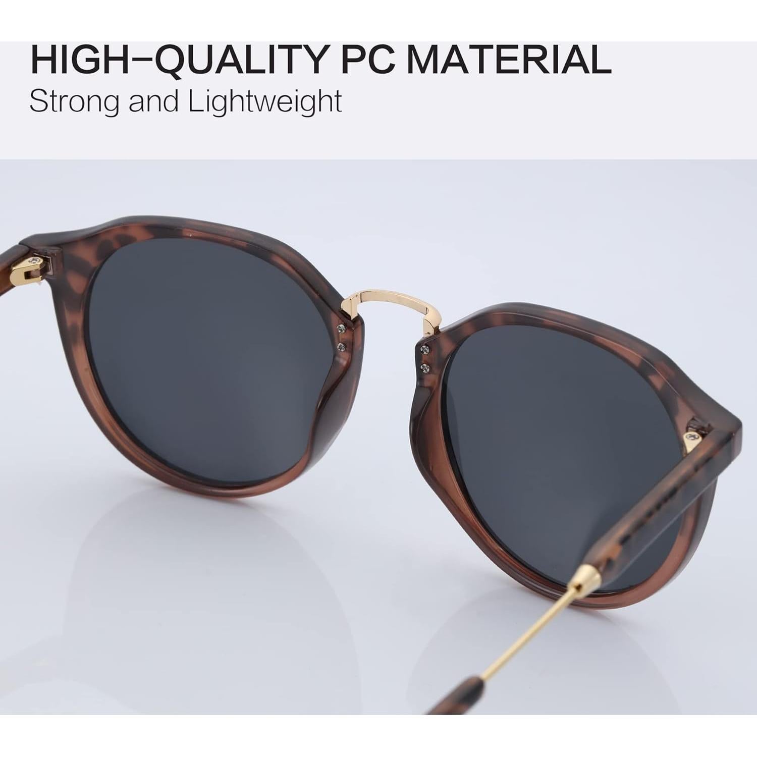 Gafas de Sol Polarizadas ZENOTTIC Retro UV400 Metal