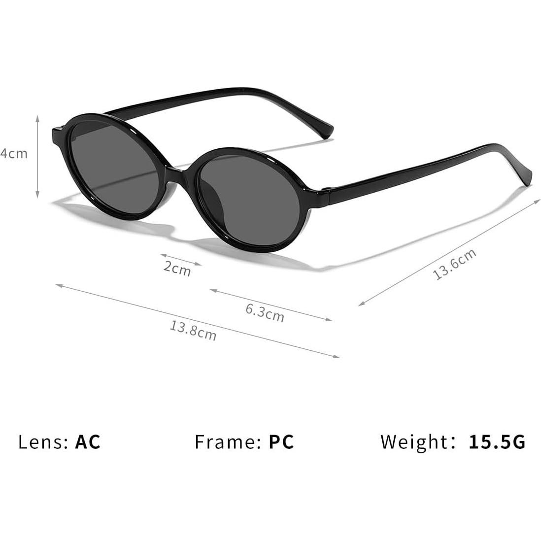 Gafas de sol ovaladas IKANOO UV400 para unisex