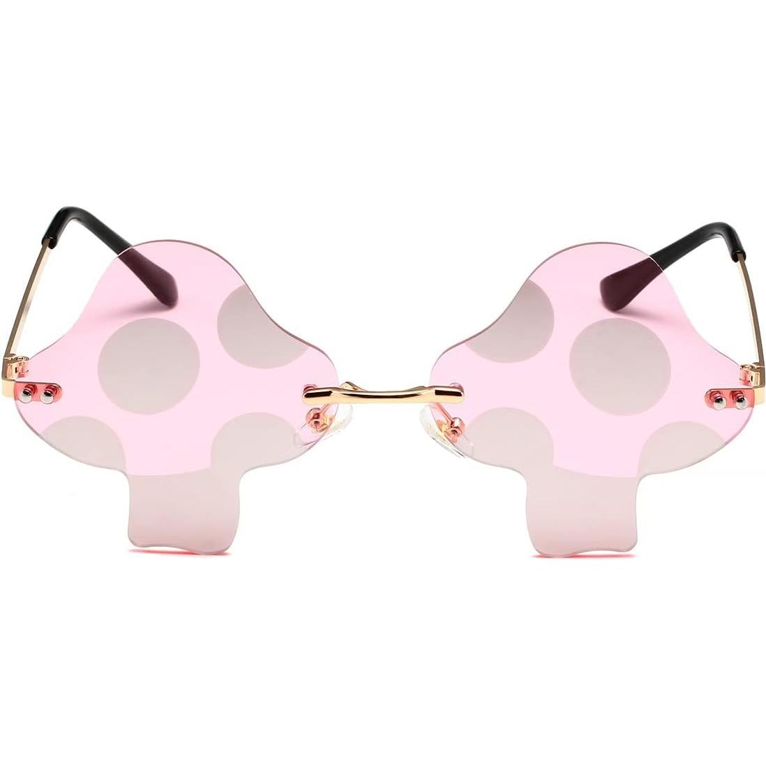 Gafas de sol JOVAKIT hongo retro UV400 para fiestas