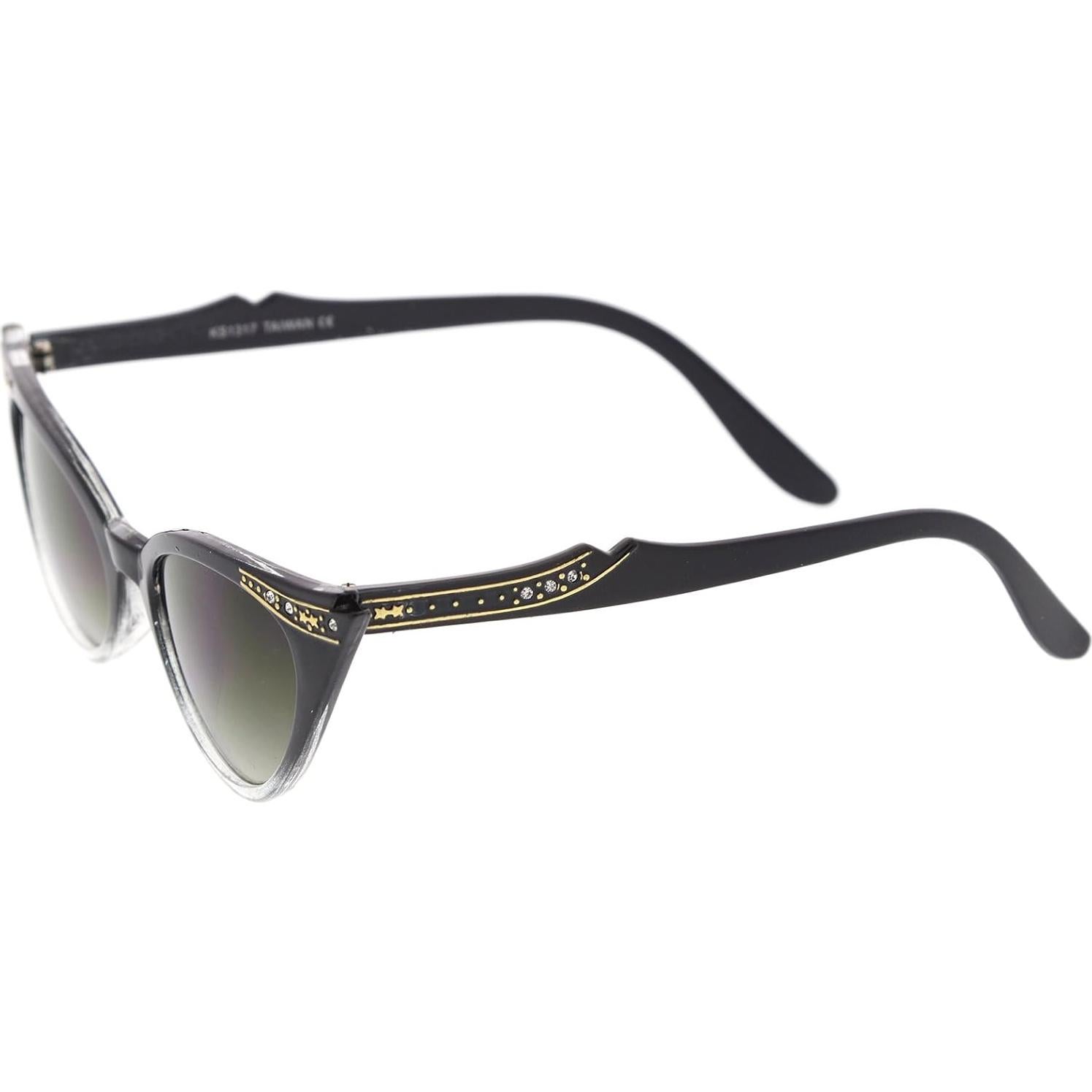 Gafas de Sol Cat Eye Vintage ZeroUV 50mm UV400 para Mujeres