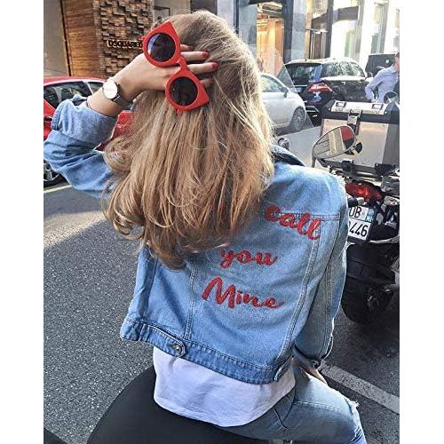 Gafas de Sol Retro ZeroUV Gato Grande 48mm Rojo/Humo