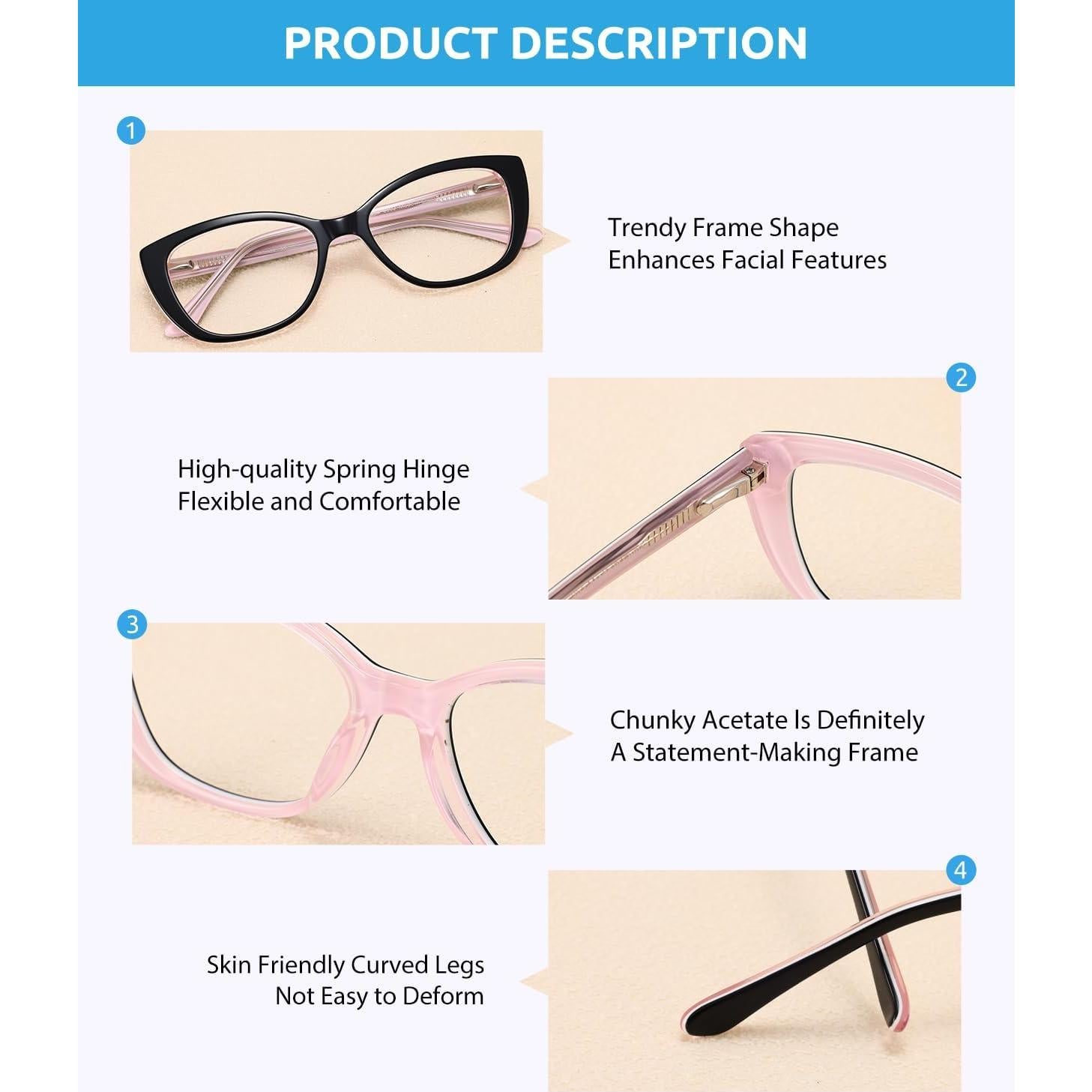 Gafas de lectura Firmoo con bloqueo luz azul 0.5x-3.0x