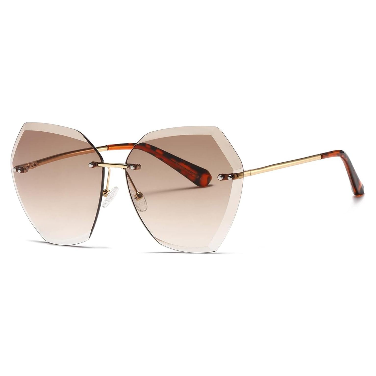 Gafas de sol AEVOGUE Vision para mujeres UV400 sin montura
