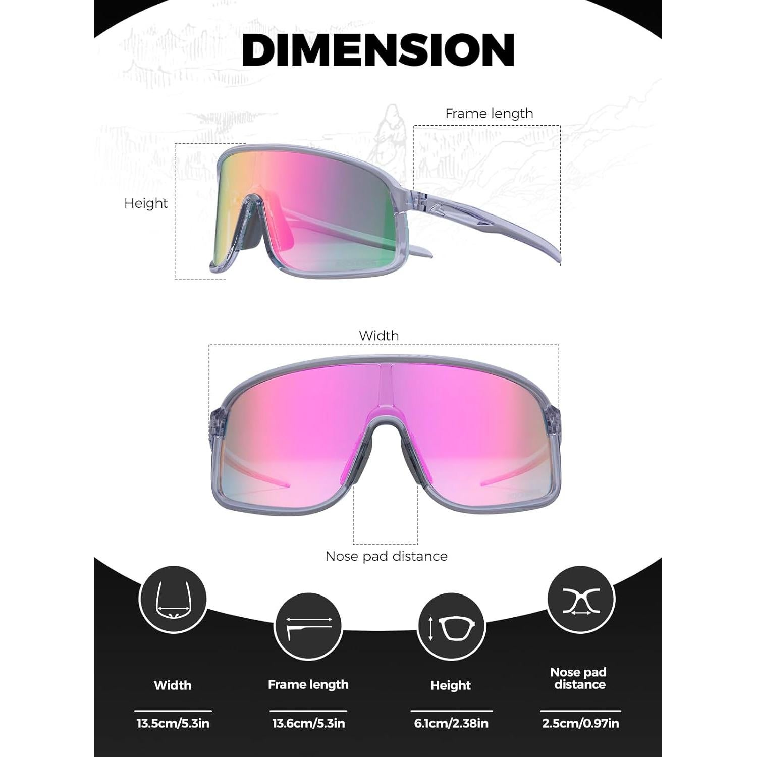 Gafas de sol fotochromáticas ROCKBROS UV400 para ciclismo