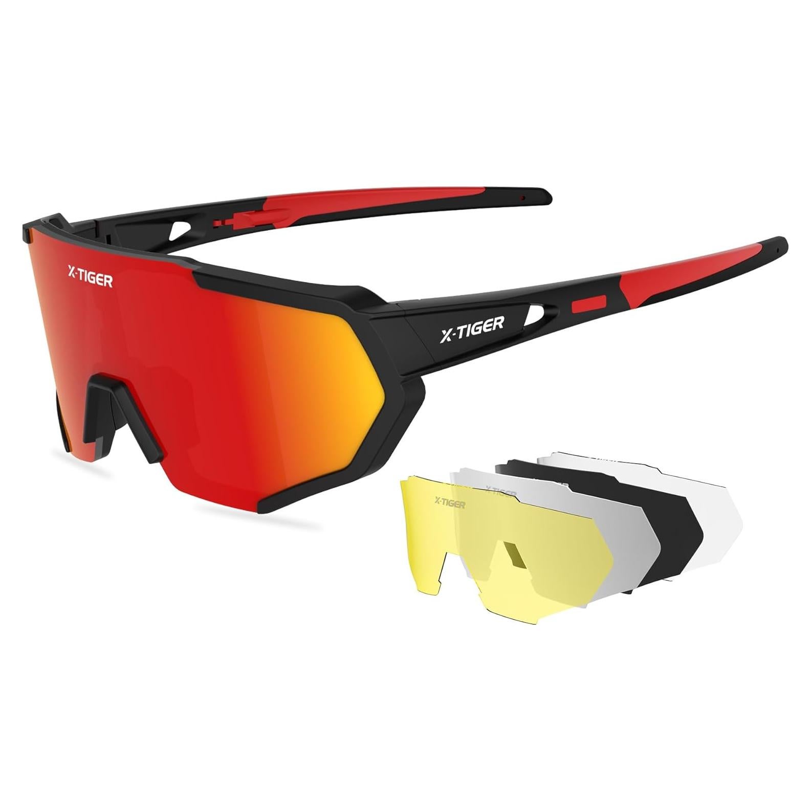Gafas de Sol X-TIGER Polarizadas 5 Lentes Intercambiables