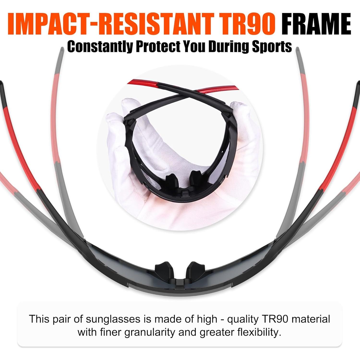 Gafas de Sol X-TIGER Polarizadas 5 Lentes Intercambiables